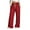 Red, variant on USNSM Women's Y2k Jogger Pants Elastic High Waist Drawstring Loose Sweatpants Solid Color Wide Leg Casual Workout Trousers Dark Blue S
