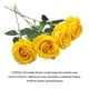 thumbnail image 3 of Ramos de flores artificiales Matsuzay 10 piezas de tela de terciopelo Amarillo brillante, 3 of 6