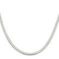 thumbnail image 2 of 925 Sterling Silver Herringbone Chain Styles Necklace 3.25 mm Magic 16 inch, 2 of 4