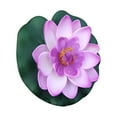 thumbnail image 2 of PENGXIANG 1Pc Simulation Lotus Flower Mini Artificial Pond DIY Home Fish Tank Decoration Peach Red, 2 of 13