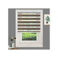 thumbnail image 1 of WYMO Zebra Blinds 18 x 72 INCH - Sheer Horizontal Blinds and Shades for Daytime and Nighttime - Light Filtering Roller Shades for Windows - Brown - Manual Control Stick, 1 of 7