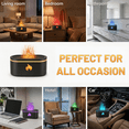 thumbnail image 7 of BCOOSS Mini Essential Oil Diffuser for Home Aroma Air Aromatherapy Diffuser and Humidifier with 7 LED Lights,Black, 7 of 7