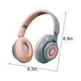 thumbnail image 3 of Suncoda Bluetooth Headphones - Noise Cancelling Headphones - Aural Earmuff Headphones - Headphones Wireless for Outdoors Sports Office Working School, 3 of 8