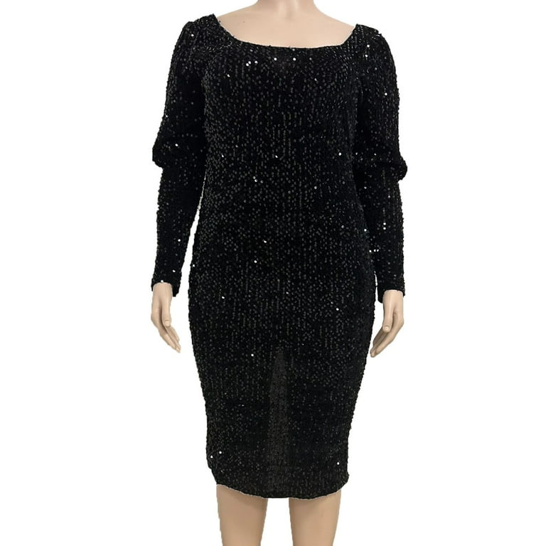 film festival jennifer lopez dress Ever-Pretty Sparkling Long Sleeve V-Neck A-Line Midi Summer Formal Wedding Guest Dress main image 1