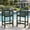 Dark Green, variant on Easthome 2-Piece Patio Bar Chair Set, Oversized Adirondack Pub Stools with 450lb Capacity for Deck, Backyard, Poolside & Outdoor Dining - Red