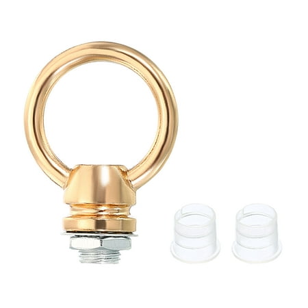 

Uxcell M10 Thread Lifting Eye Nut Female Loop Holder Hook Ring 15kg Load 25mm French Gold