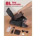 thumbnail image 2 of Bolsa portabicicletas KEMIMOTO PVC 8L resistente al agua para portaequipajes trasero, 2 of 7