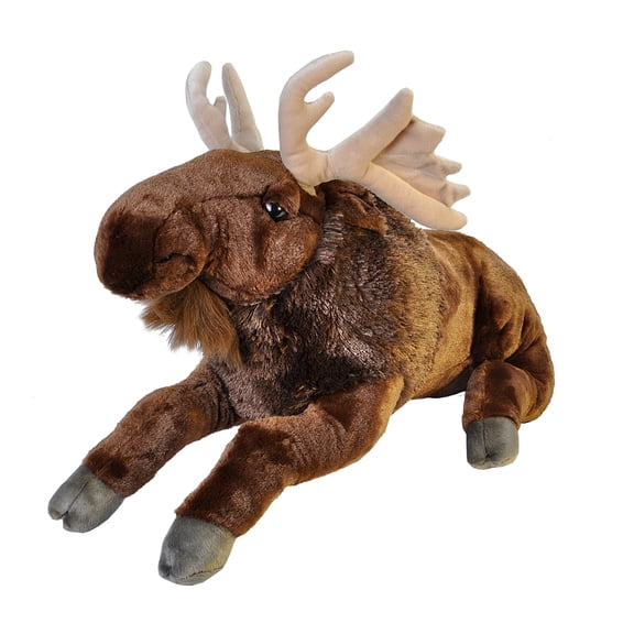 Wild Republic Jumbo Moose Plush, Giant Stuffed Animal, Plush Toy, Gifts for Kids, 30 Inches