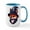 White/Blue Inside, variant on CafePress - Fox Wizard Magic Fantasy - 15 oz Ceramic Large White Novelty Mug