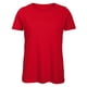 thumbnail image 1 of B&C - Camiseta de manga corta de algodón orgánico modelo Favourite para mujer (Rojo), 1 of 2