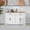 White 0, variant on Two-Compartment Tilt-Out Laundry Sorter Cabinet White MDF for Bathroom Laundry Room Storage