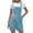 Light Blue, variant on Timegard Overalls for Women Ruched Sleeveless Loose Short Rompers Casual Solid Color Summer Fashion