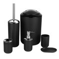 thumbnail image 2 of ducha dispensador de baño 6 piezas de cepillo de taza dispensador de jabón jabonera accesorios de - Negro Negro Magideal ducha dispensador de baño, 2 of 7