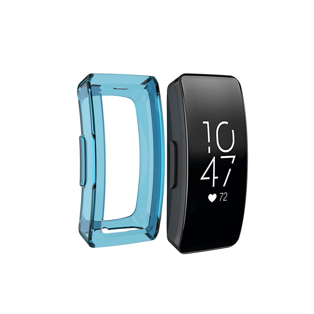 Silicone Protective TPU Shell Case Screen Protector Cover for Fitbit Inspire 