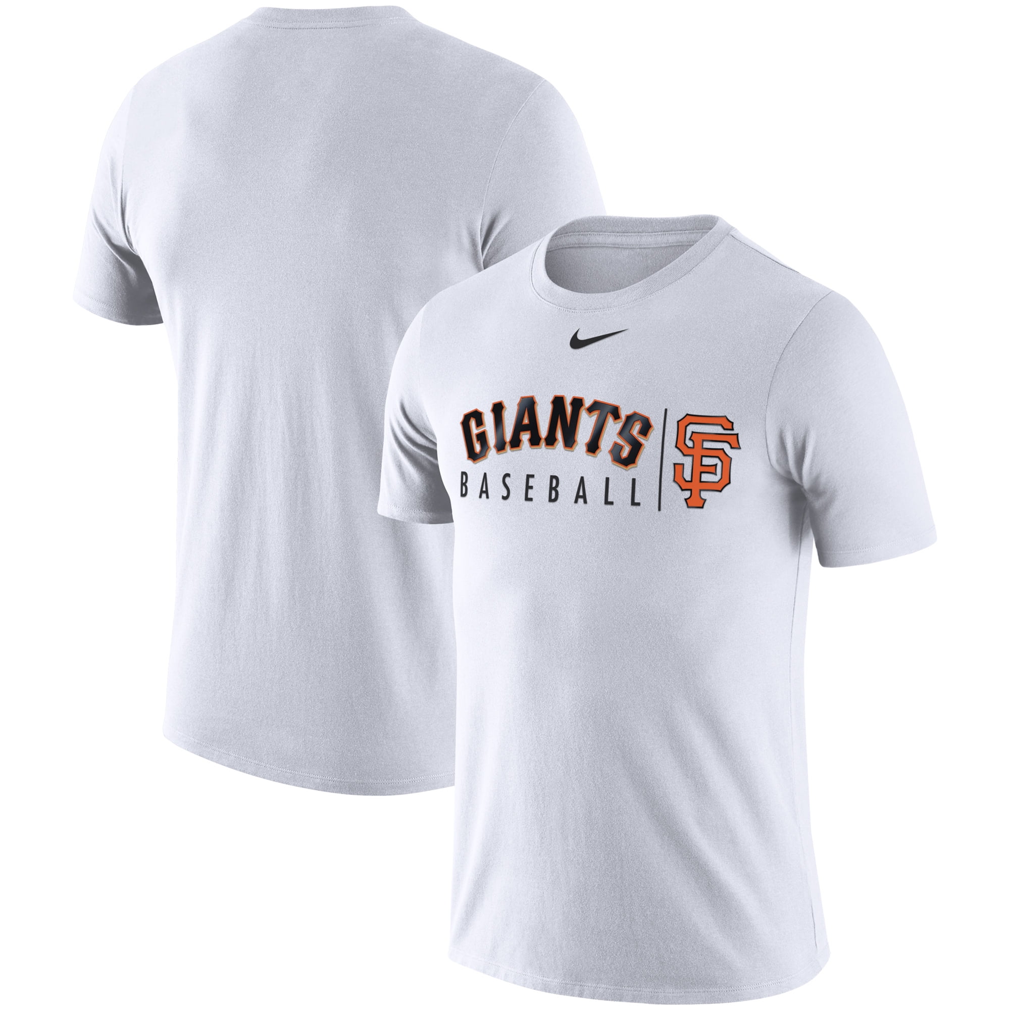 San Francisco Giants Nike Team Logo Practice T Shirt White Walmart Com Walmart Com