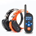 thumbnail image 1 of Collar de entrenamiento para perros con control remoto, 3 modos, pitido, y choque, alcance remoto de hasta 2600 pies, para razas pequeñas, m 2 uds negro naranja Yinane Collar de entrenamiento, 1 of 7