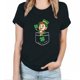 thumbnail image 1 of Fiudx Liquidación de Ofertas Flash Blusa Cómoda Elástica Informal Sólida de Manga Corta con Cuello Redondo para Mujer a La Moda, 1 of 3