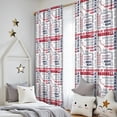 thumbnail image 5 of Blackout Kids Curtains,Baseball Terms and Icons Pattern Childrens Insulated Curtains Set Of 2,Bedroom Essentials,Toddler Room Decor 52"x84", 5 of 5