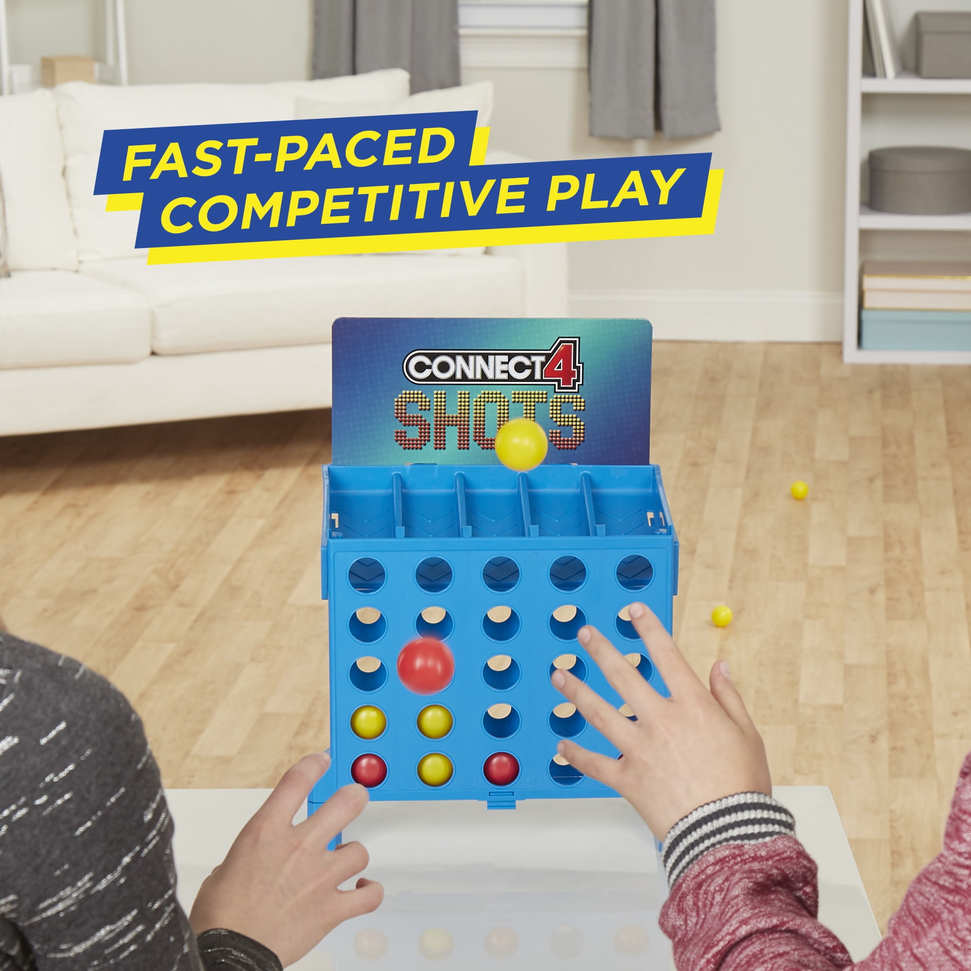 Connect 4 Shots: Space Jam A New Legacy Edition Game for 2 or More Players,  for Kids Ages 8 and Up - Hasbro Games