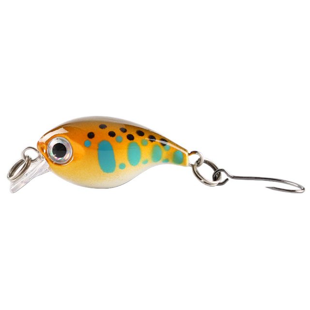 Mini Leurres de Pêche Wobbler Appâts Flottants pour Brochet/doré Bar