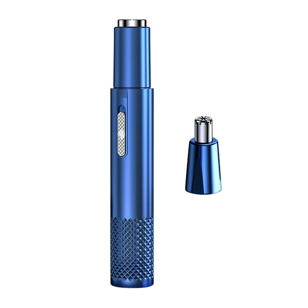 Cortadora de pelo para nariz y oidos carga USB portatil profesional para hombres Azul Yuyangstore Recortador de pelo de nariz Bodega Aurrera en linea