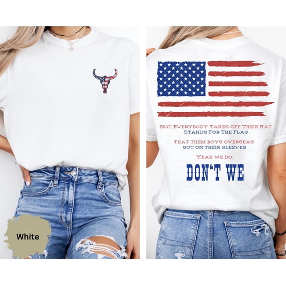 Vintage Country Music Shirt, Patriotic Western Graphic Tee, American Flag Unisex T-Shirt, Country Concert Style Gift