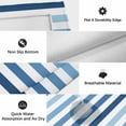 thumbnail image 5 of Blue Ombre Striped Outdoor Rug 4x6 Ft, Non Slip Washable Area Rug, Modern Abstract Gradient Lines Art Patio Rugs Carpet Runner, Large Floor Mat for Indoor/Outdoor Deck Porch Camping, 5 of 8