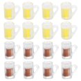thumbnail image 1 of 24 piezas de llaveros de resina con forma de vaso de cerveza, colgantes para hacer tú mismo, pendientes, colgantes para hacer tú mismo, colores surtidos, 1 of 6