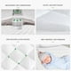 thumbnail image 4 of Protector de colchón UNILIBRA Queen Size, impermeable, de bambú, 4 of 7