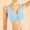 Light Blue, variant on Plus Size Bras for Women Gather Without Steel Ring To Fix One Cup Seamless Sleep Summer