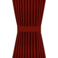 thumbnail image 5 of Darcy Rod Pocket Light Filtering Door Panel with Tieback - 54" x 72" - Marsala, 5 of 9