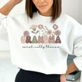 thumbnail image 6 of Personalized Nana Mom, Grandma, Mimi Sweatshirt (Ash, X-Large), 6 of 11