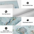 thumbnail image 5 of Coastal Seahorse Outdoor Rug 5x7 Ft, Non Slip Washable Area Rug, Summer Green Eucalyptus Leaves Coral Patio Rugs Carpet Runner, Large Floor Mat for Indoor/Outdoor Deck Porch Camping, 5 of 8