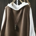 thumbnail image 3 of RXMEKW White Coat Women, Solid-Color Knitted Loose Versatile Coat, 3 of 5