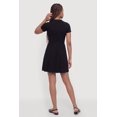 thumbnail image 3 of Women's Short Sleeve Notch Neck Mini Dress, 3 of 3
