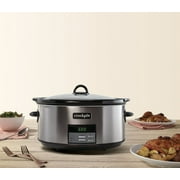 Crockpot® Programmable 8-Quart Slow Cooker, Black Stainless Collection