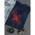 thumbnail image 3 of Neon Dragonfly Shaped T-Shirt Women -Image by Shutterstock, Female Large, 3 of 4
