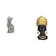 thumbnail image 1 of Figura de escritorio,Estatua de gato,linda estantería,escritorio,decoración del hogar,Estatua de mujer africana,Estante de oficina con estatua de mujer africana,Adorno de figura de resina, 1 of 8