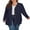 05 Navy Blue, variant on Cueply Women's Plus Size Cardigan Long Sleeve Lightweight Sheer Open Front Knited Cardigan 1X-4X