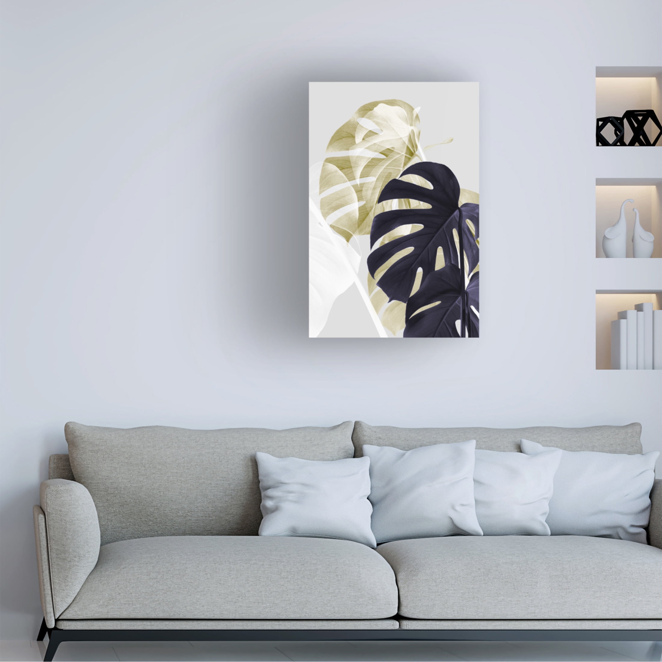 Trademark Fine Art Pictufy Studio Monstera Creative 06 Canvas Wall Art