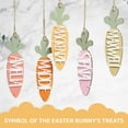 thumbnail image 5 of Hyperi Wooden Personalized Easter Basket Name Tags, Custom Name Carrot Decorations Ideas, Easter Gifts Religious, 5 of 8