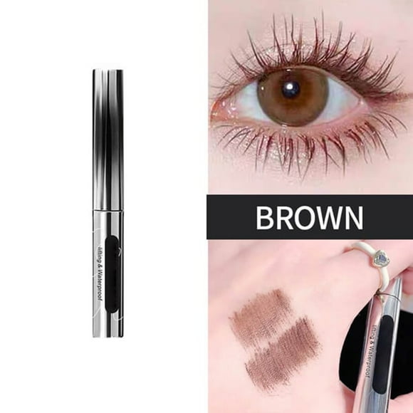 Mascara Awwp Final Clear Out Slender Curling Mascara Fine Brush Head Long Lasting Non Smudged Long Lasting and Long Lasting, Mascara Brown Mascara