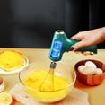 thumbnail image 2 of Batidora de mano eléctrica inalámbrica para el hogar, batidora de huevos de mano recargable por USB con horneado en casa para cocina, portátil ligero (blanco), 2 of 3