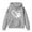 Gray, variant on Cotton Hoodies for Boys Girls Kids Dog Paw and Heart Cozy Sweatshirts Long Sleeve Hooded Pullover Tops (1 Years, White)