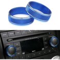 thumbnail image 5 of Cubierta decorativa de botón de interruptor de CD de aluminio para Wrangler JK 11-17 10-16 Compass 11-16 Patriot (azul), 5 of 5