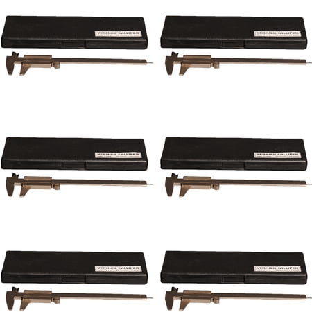 Vernier Caliper, Pack of 6