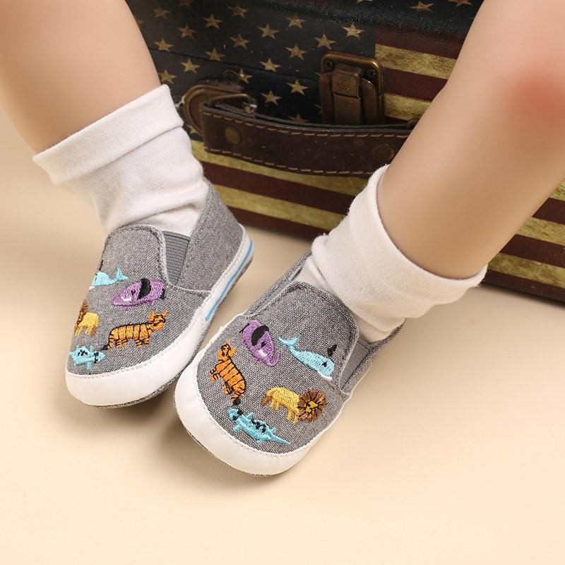 Baby Boy Print Slip-on Lazy Casual Toddler Shoes - image 2 of 6