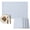 Pale Azure, variant on Grass Green Placemats Set of 6, Rustic Farmhouse Solid Color Washable Wipeable Table Mats for Dining Tables, Indoor Outdoor Kitchen Place Mats for Holiday Party Table Decor