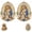 Blue, variant on Sacred Heart of Jesus Brooch, Catholic Lapel Pin With Cross Design, Religious Jewelry for Confirmation Easter, Christian Faith Accessory for Women Men(2pcs-Style A)Q