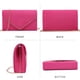 thumbnail image 5 of Bolso de mano de noche Dasein Velvet con correa de cadena rosa, 5 of 6